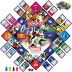 Hasbro Gaming Monopoly Flip Edition: Marvel, Strategy Board Game