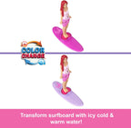 Mattel Barbie Mini Barbie Land 4-Pack Doll & Toy Vehicle Set with 4 1.5-inch Dolls & 4 Iconic Toy Vehicles with Color-Change Surprise