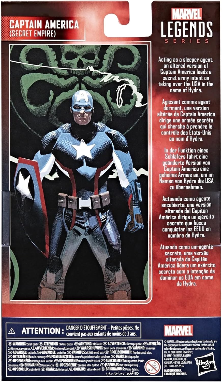 Hasbro Marvel Legends Captain America Secret Empire Action Figure Exclusive