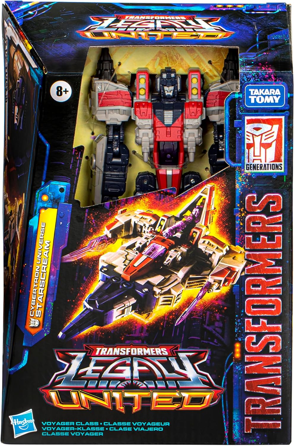 Hasbro Transformers Legacy United Voyager Class Cybertron Universe Starscream Action Figure