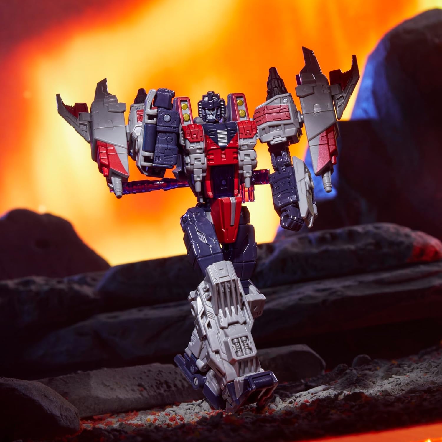 Hasbro Transformers Legacy United Voyager Class Cybertron Universe Starscream Action Figure