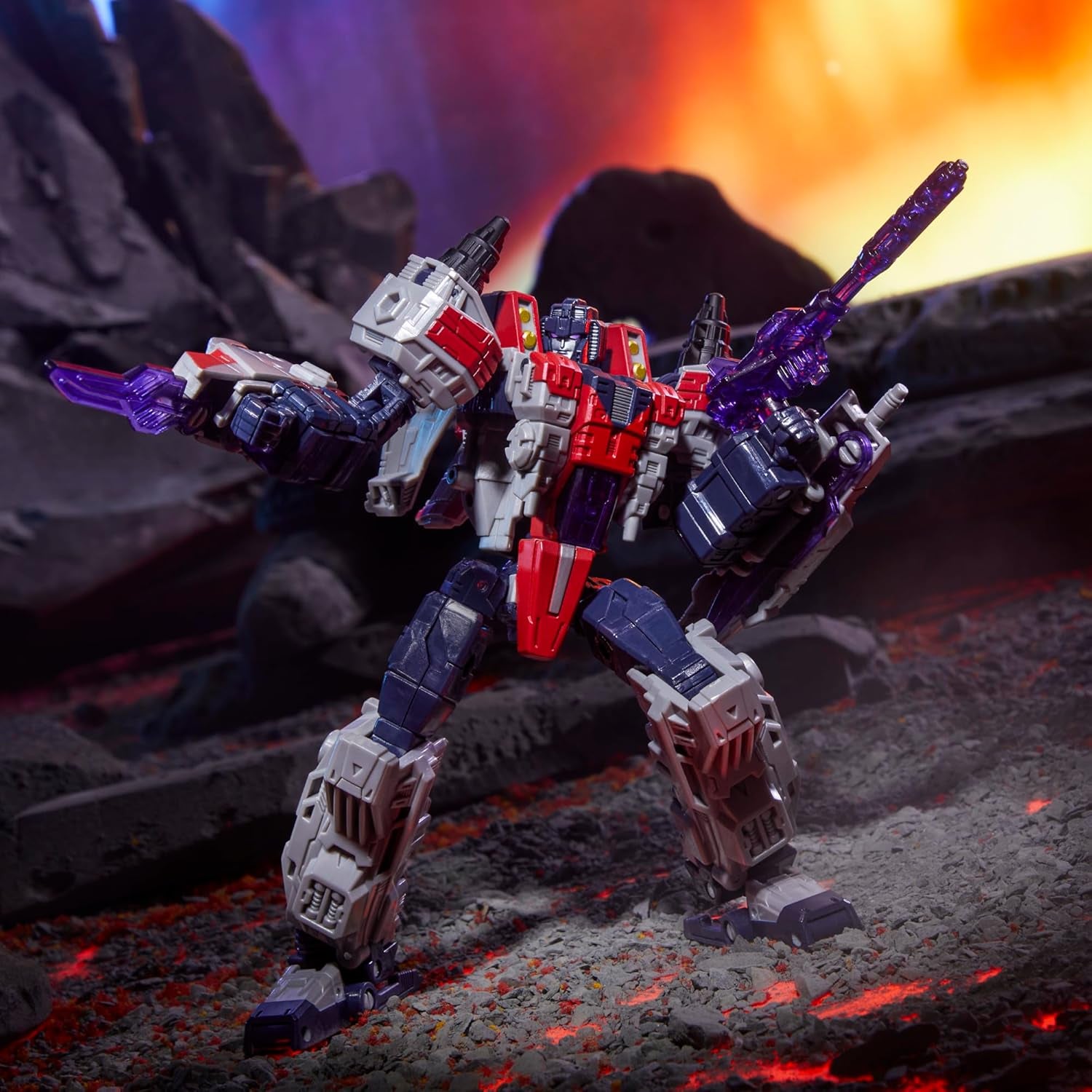 Hasbro Transformers Legacy United Voyager Class Cybertron Universe Starscream Action Figure