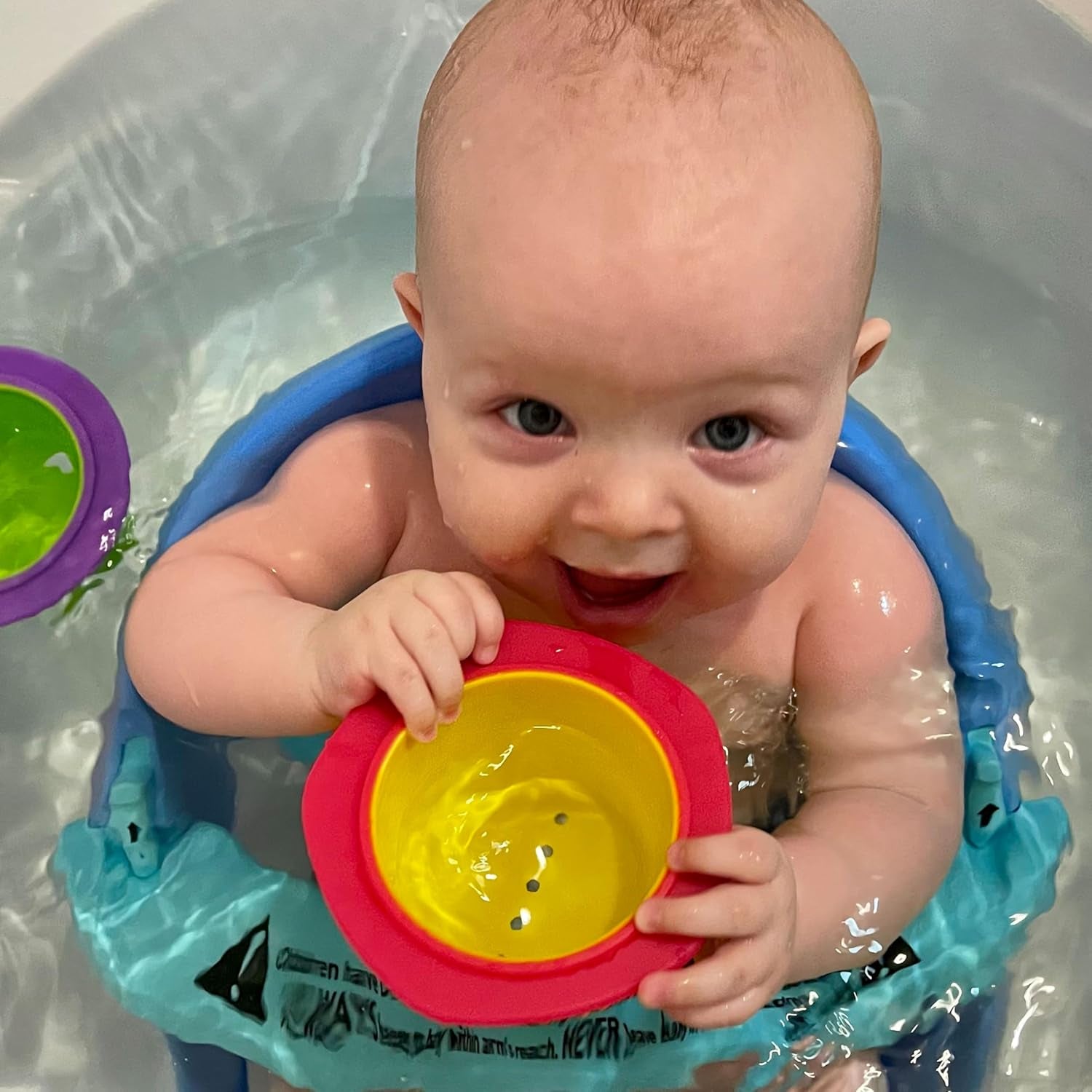 Playgro Toy, Stackable Bath Toy, 4 Pieces, Baby Toy