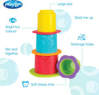 Playgro Toy, Stackable Bath Toy, 4 Pieces, Baby Toy