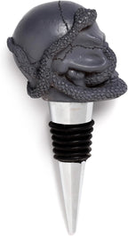 Puckator Skulls and Roses Skull and Snake Bottle Stopper