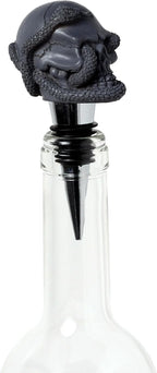 Puckator Skulls and Roses Skull and Snake Bottle Stopper