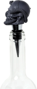 Puckator Skulls and Roses Skull and Snake Bottle Stopper