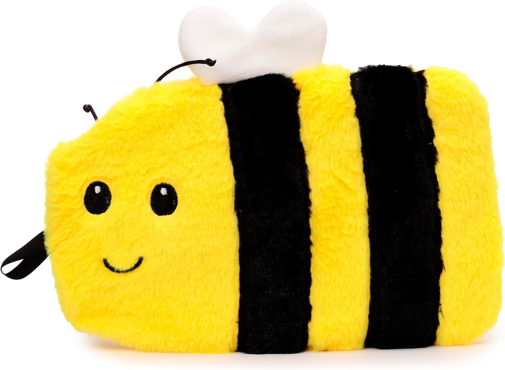 Puckator Bumble Bee 1L Hot Water Bottle with Plush Cover