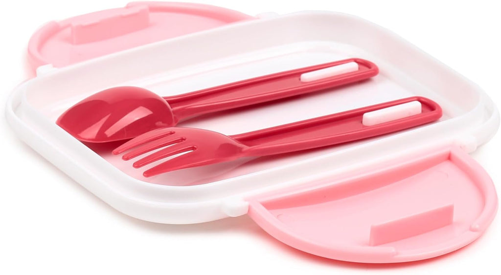 Puckator Moomin Clip Lock Stacked Bento Lunch Box with Cutlery