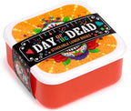 Puckator Set of 3 Stacking Food Containers M/L/XL - Mexican Skull - Day of the Dead - Lunch Box
