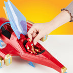 Hasbro Marvel Avengers Iron Man Repulsor Blast Battle Jet 4" Figure Playset