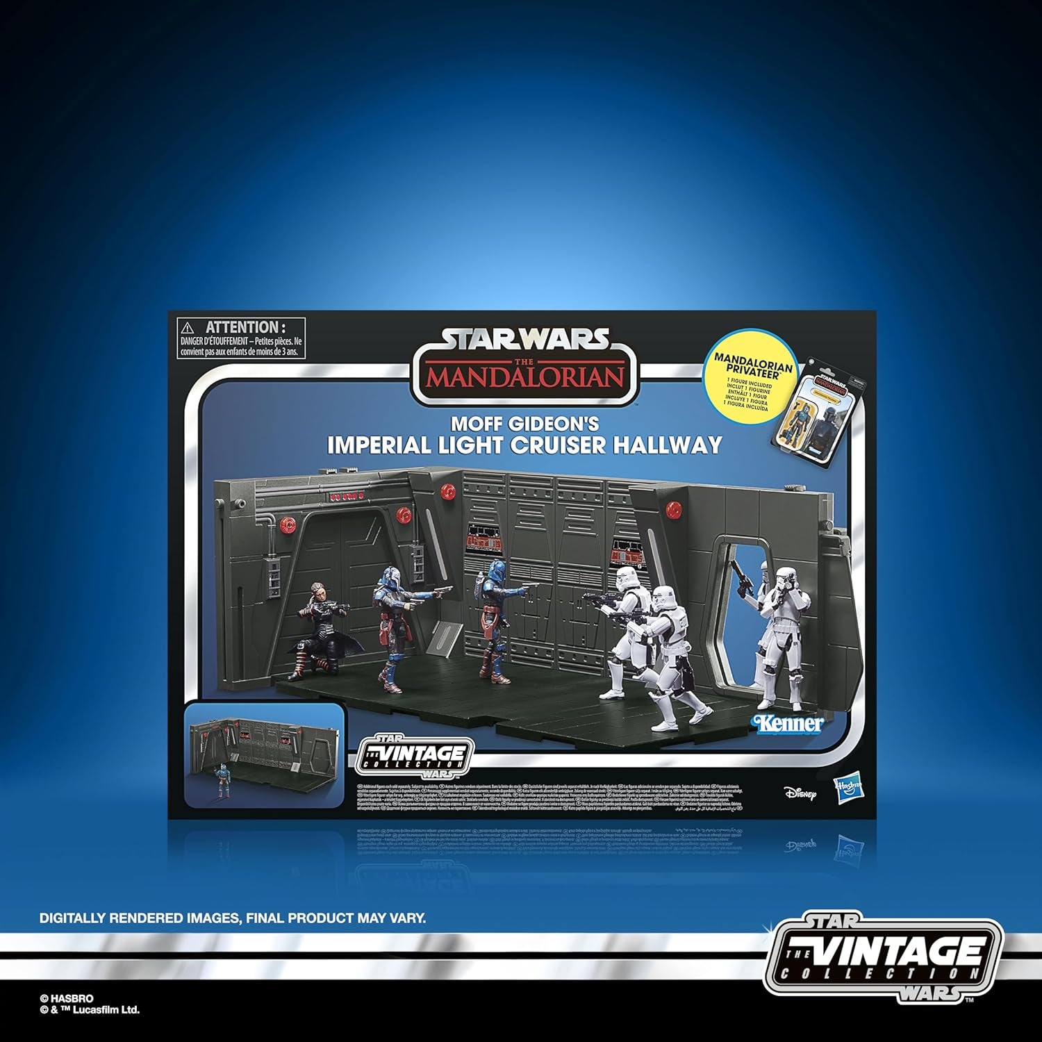 Hasbro Star Wars Vintage Collection Moff Gideon Imperial Light Cruiser Hallway Playset