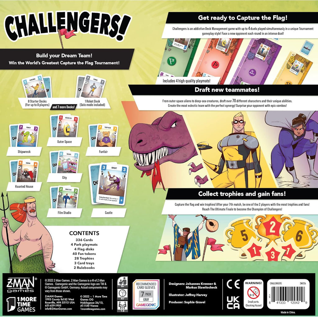 Z-Man Games Challengers Board Game