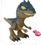Mattel Jurassic World: Chaos Theory Netflix - Chomp Chomp Mega Roar Allosaurus Dinosaur Toy with Sound & Stretchable Jaw Tendons, Increasing Roar Levels & Feeding Feature