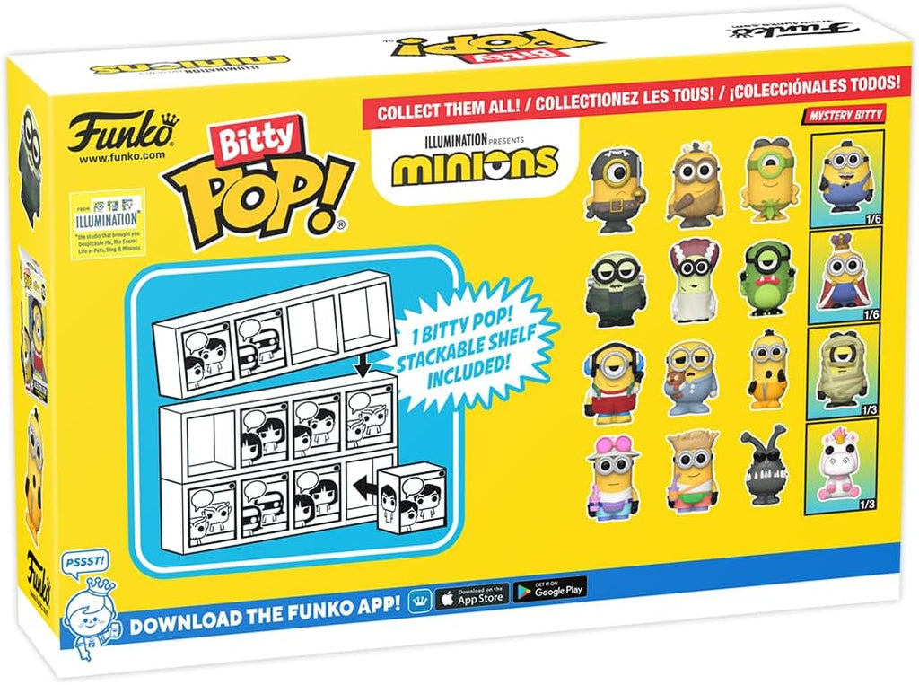 Funko Bitty POP! Minions and A Surprise Mystery Mini Figure - 0.9 Inch (2.2 Cm) - Minions 2 Collectable