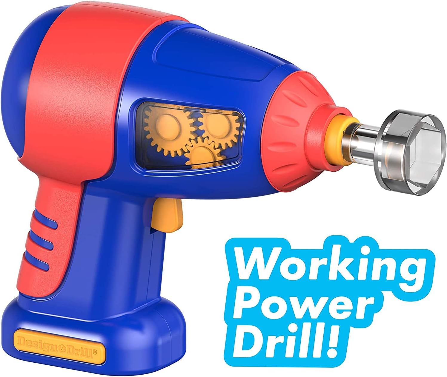 Learning Resources Design & Drill Bolt Buddies Police Motorcycle, Fine Motor Skills Construction Toy