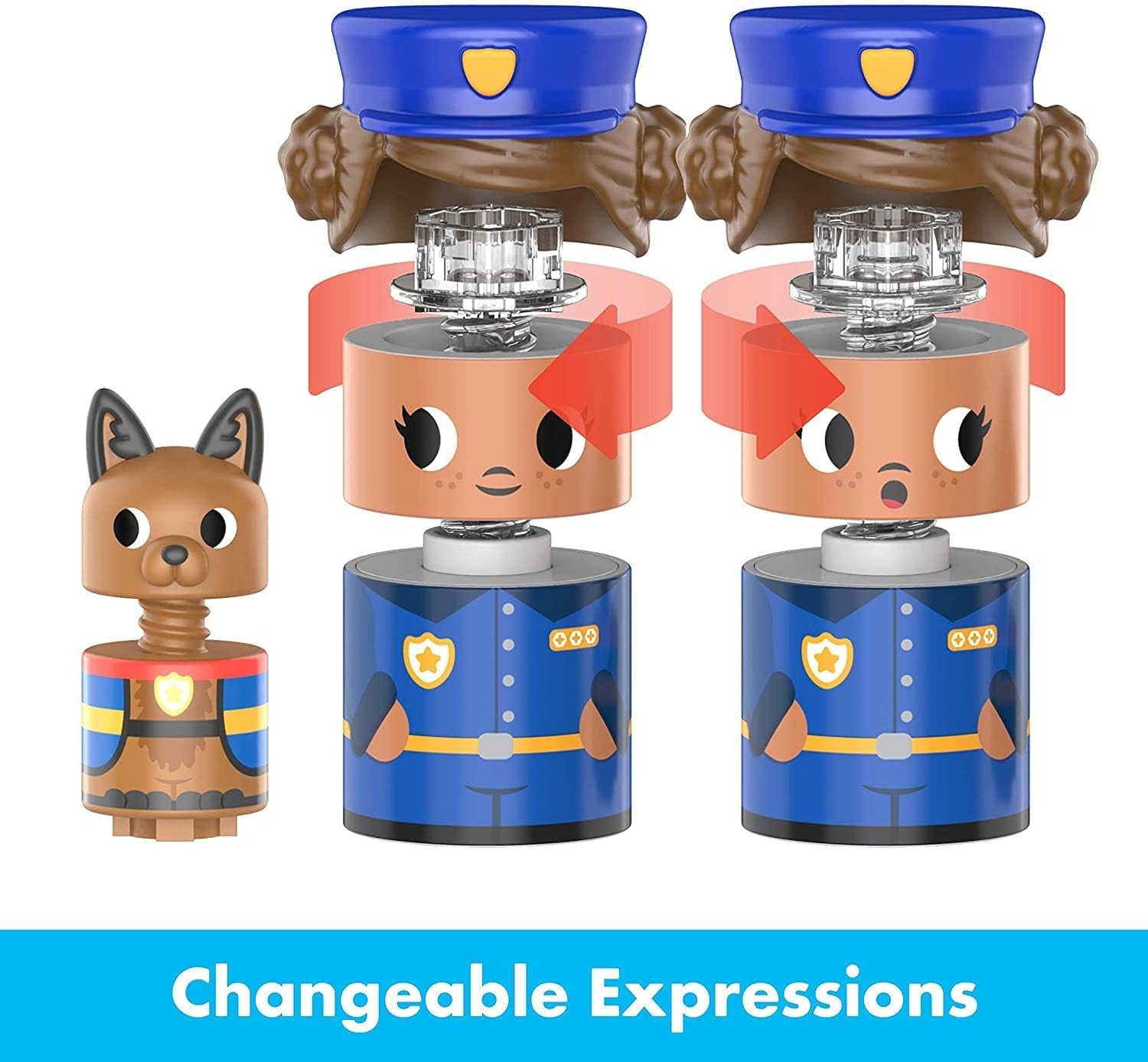 Learning Resources Design & Drill Bolt Buddies Police Motorcycle, Fine Motor Skills Construction Toy