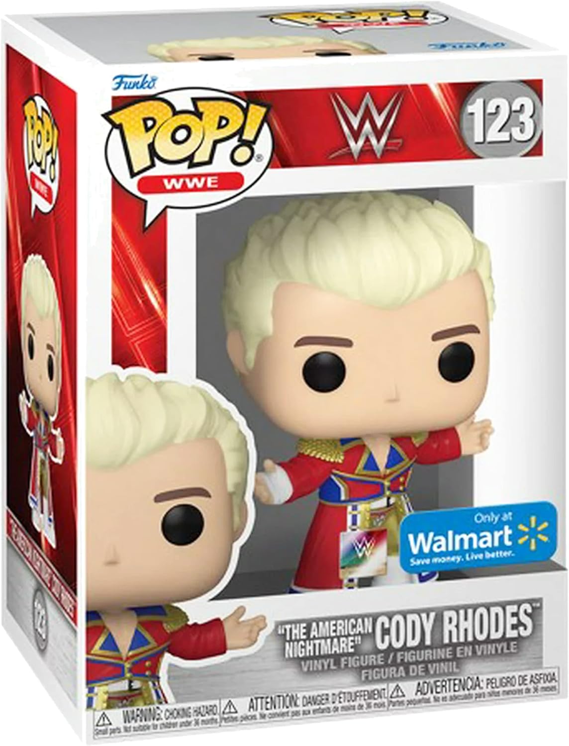 Funko POP! Vinyl: WWE The American Nightmare Cody Rhodes #123