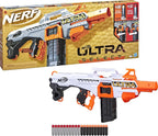 NERF Ultra Select Fully Motorized Blaster, Fire for Distance or Accuracy, Includes Clips and Darts, Compatible Only Ultra Darts