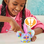 Furby Furblets Swee-Dee Spring Mini Plush Toy, Cute Plushies, Fun Interactive Toy for Kids, Pastel Blue