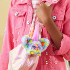 Furby Furblets Swee-Dee Spring Mini Plush Toy, Cute Plushies, Fun Interactive Toy for Kids, Pastel Blue