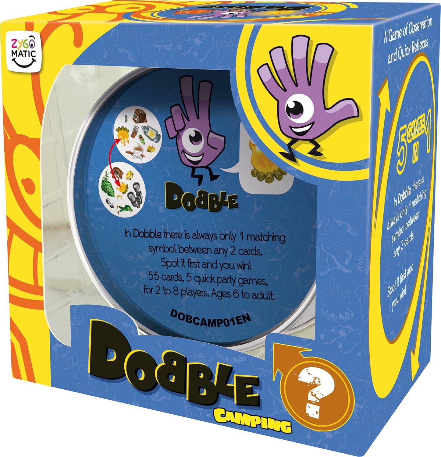 Asmodee Dobble Camping Card Game