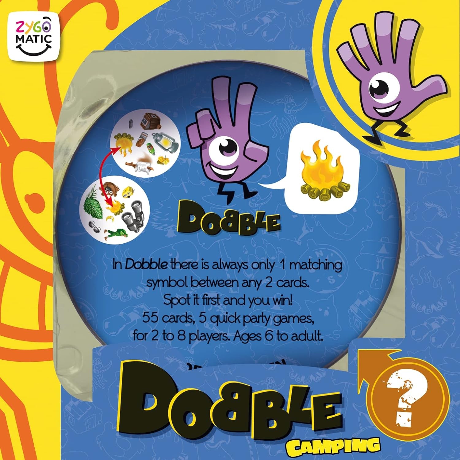 Asmodee Dobble Camping Card Game