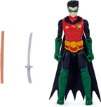 DC Comics, Batman and Robin vs. The Joker and King Shark, 4-inch Action Figures