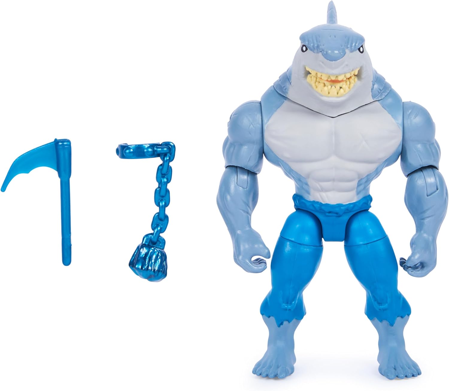 DC Comics, Batman and Robin vs. The Joker and King Shark, 4-inch Action Figures