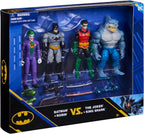 DC Comics, Batman and Robin vs. The Joker and King Shark, 4-inch Action Figures