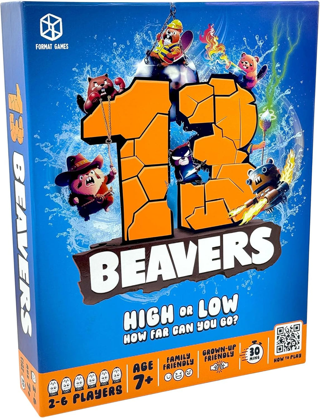 Format Games13 Beavers Quick-to-Learn River Adventure of Strategy Game