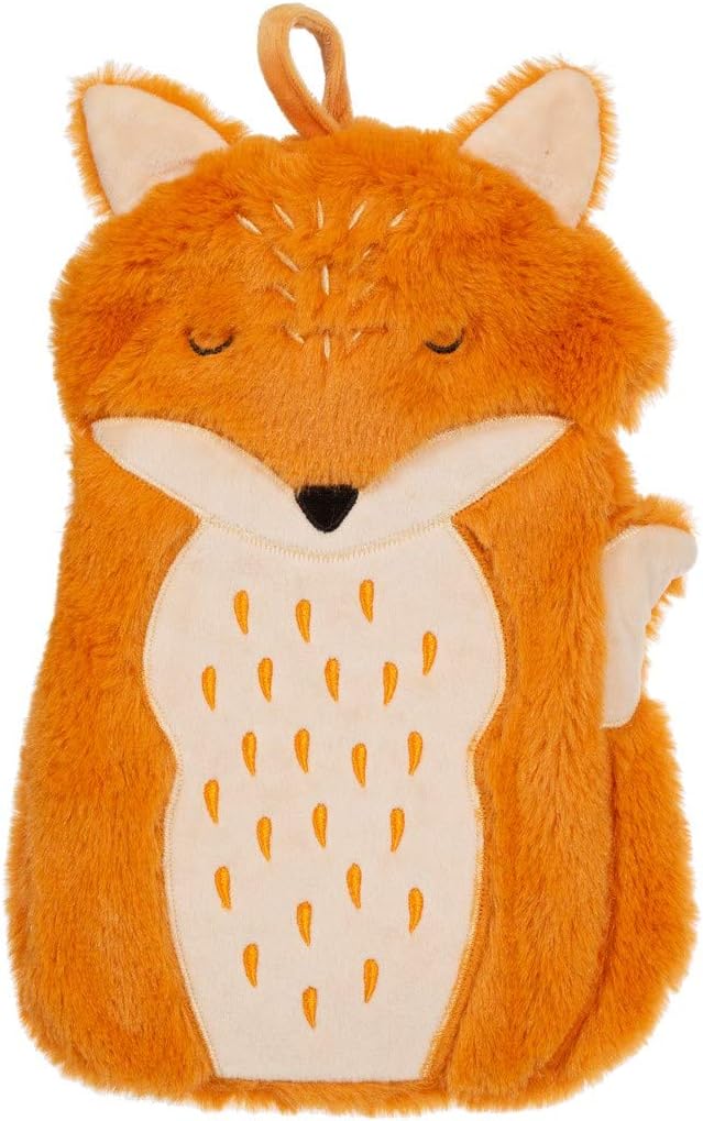 Sass & Belle Finley Fox Hot Water Bottle with Plush Cover