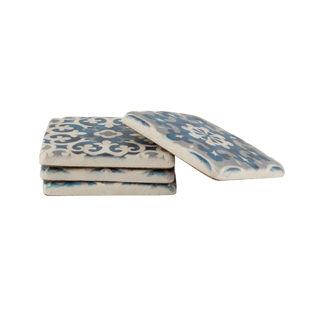Sass & Belle Mediterranean Mosaic Santorini Coasters - Set of 4