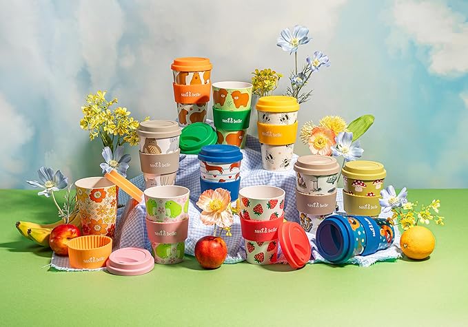 Sass & Belle Vintage Mushroom Travel Coffee Cup