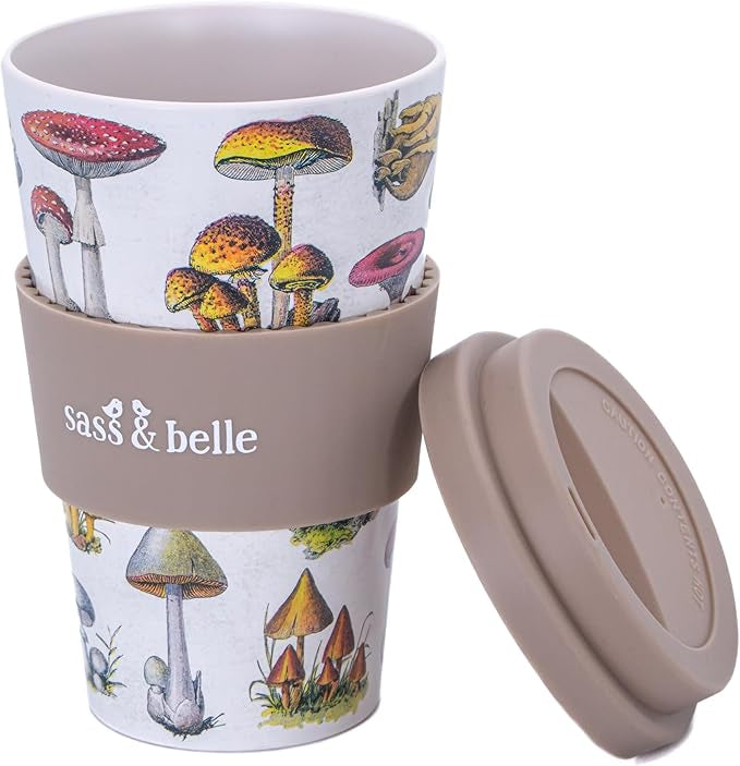 Sass & Belle Vintage Mushroom Travel Coffee Cup
