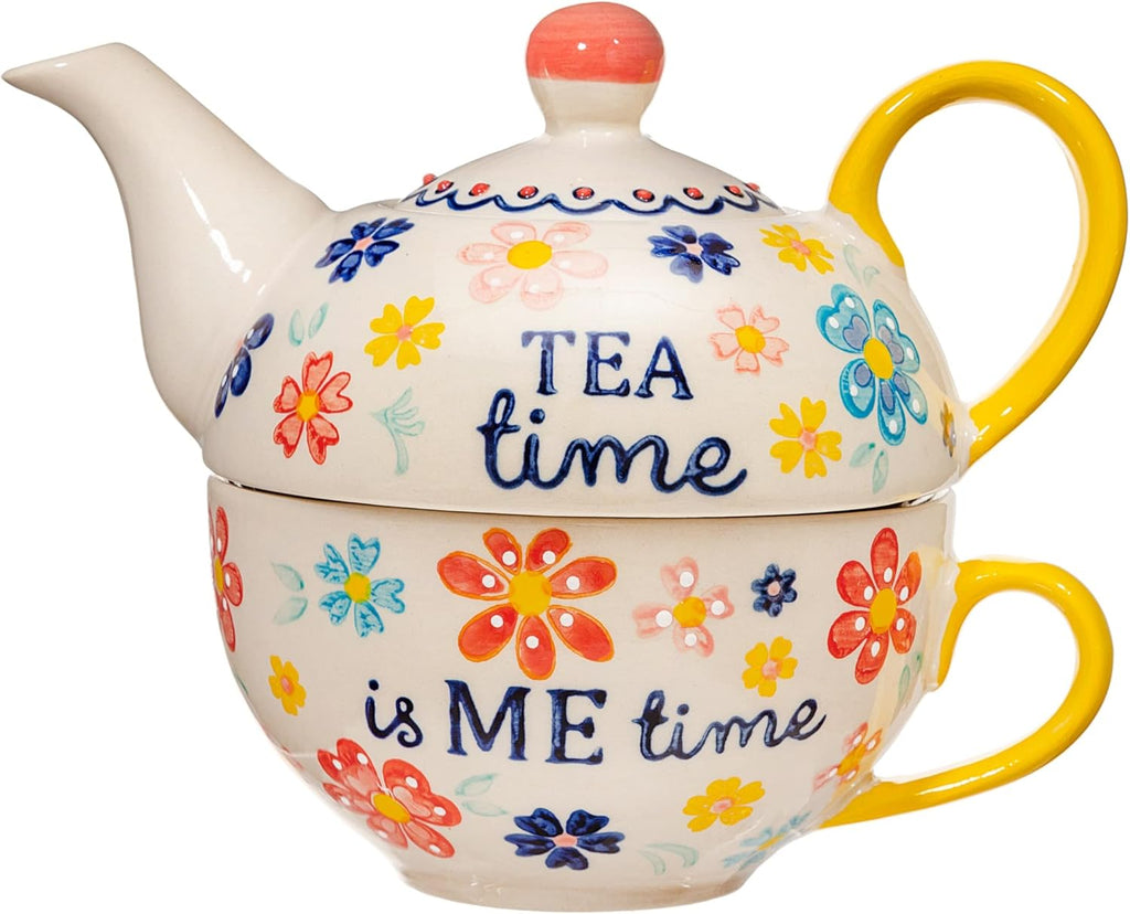 Sass & Belle Folk Floral Tea for One