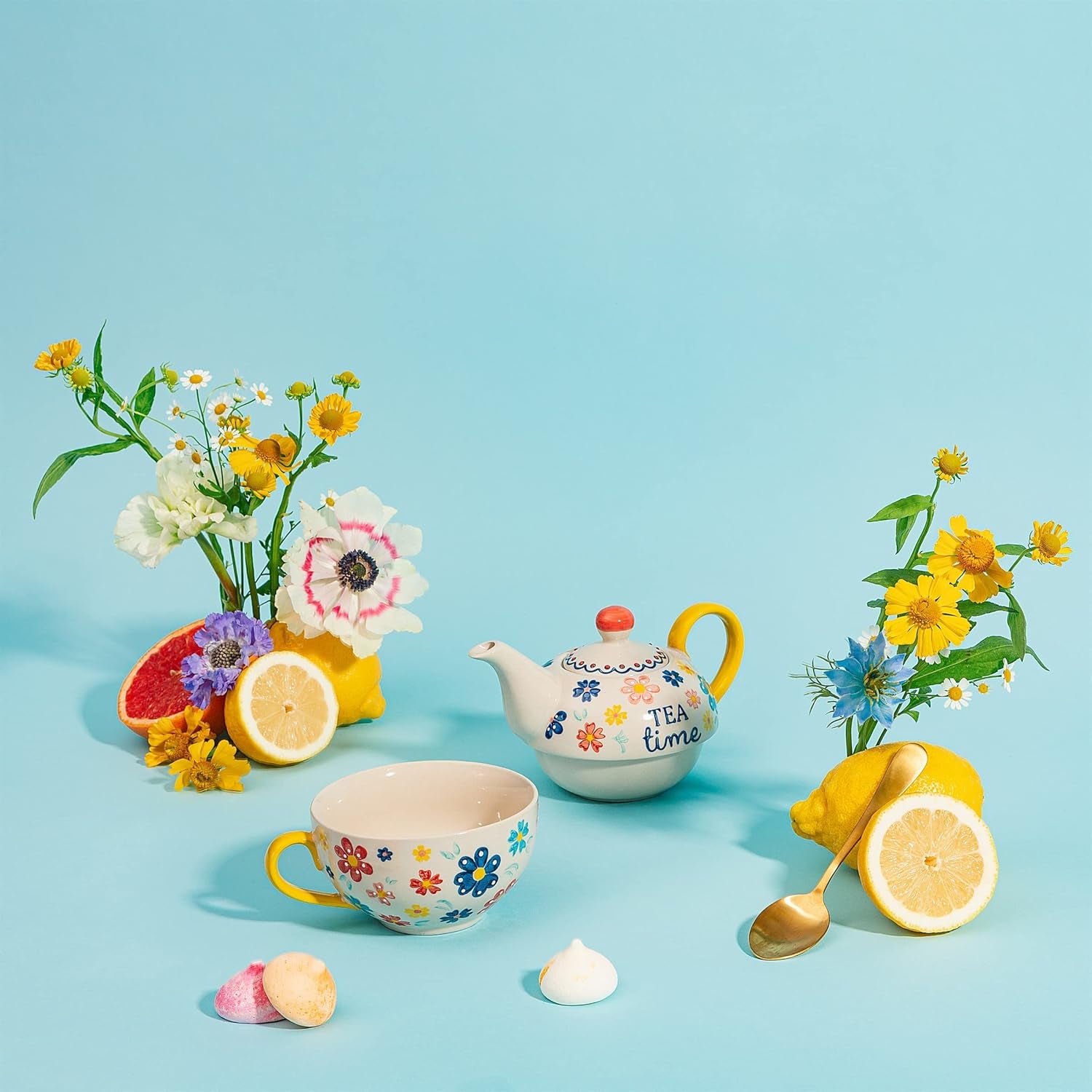 Sass & Belle Folk Floral Tea for One