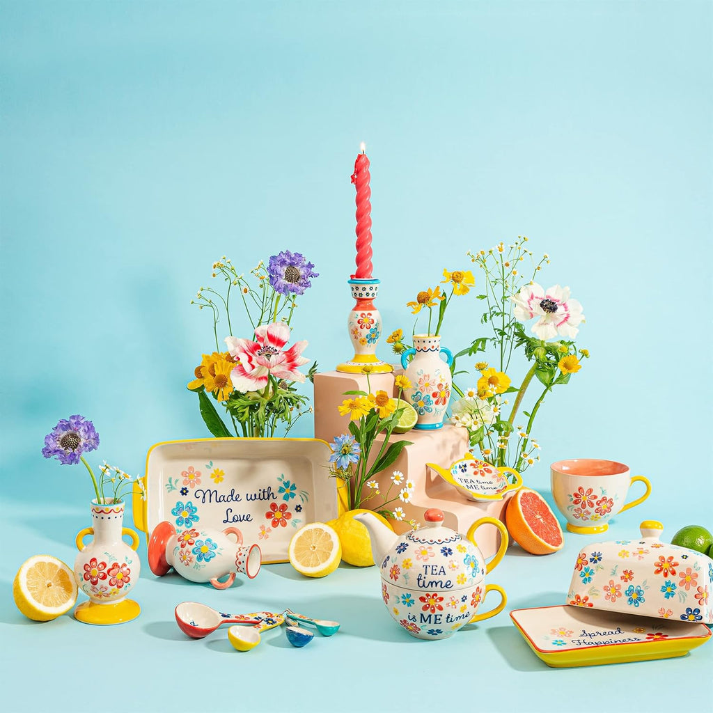 Sass & Belle Folk Floral Tea for One