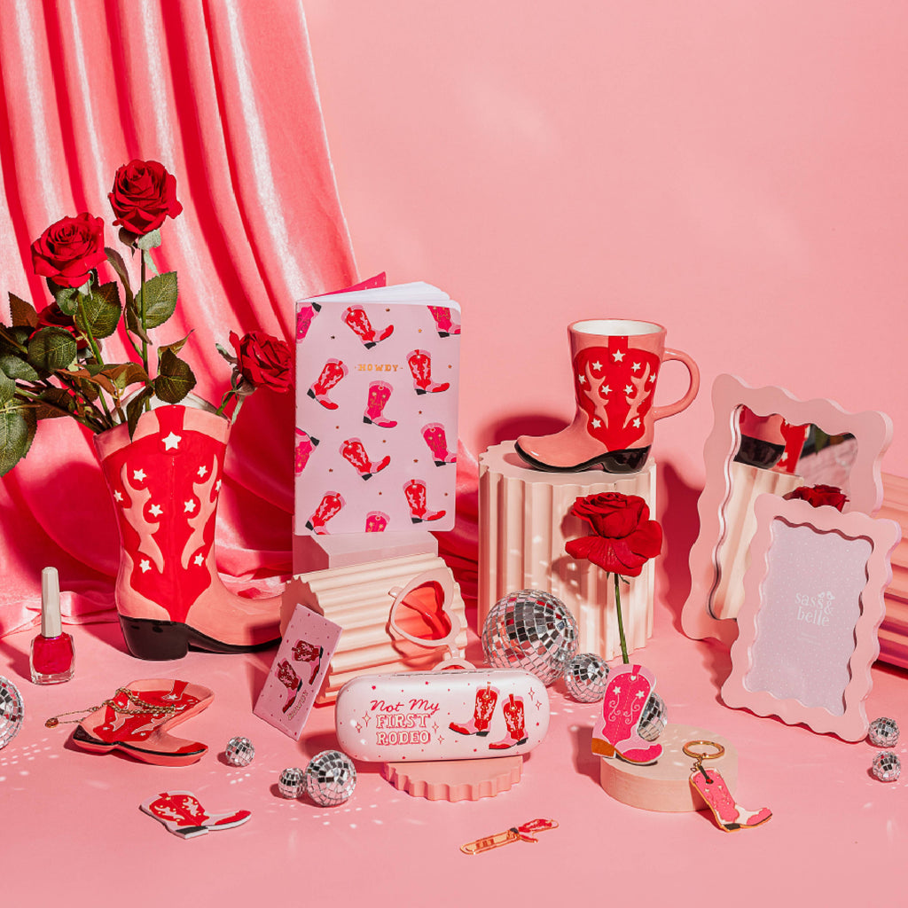 Sass & Belle Cowboy Boot Vase