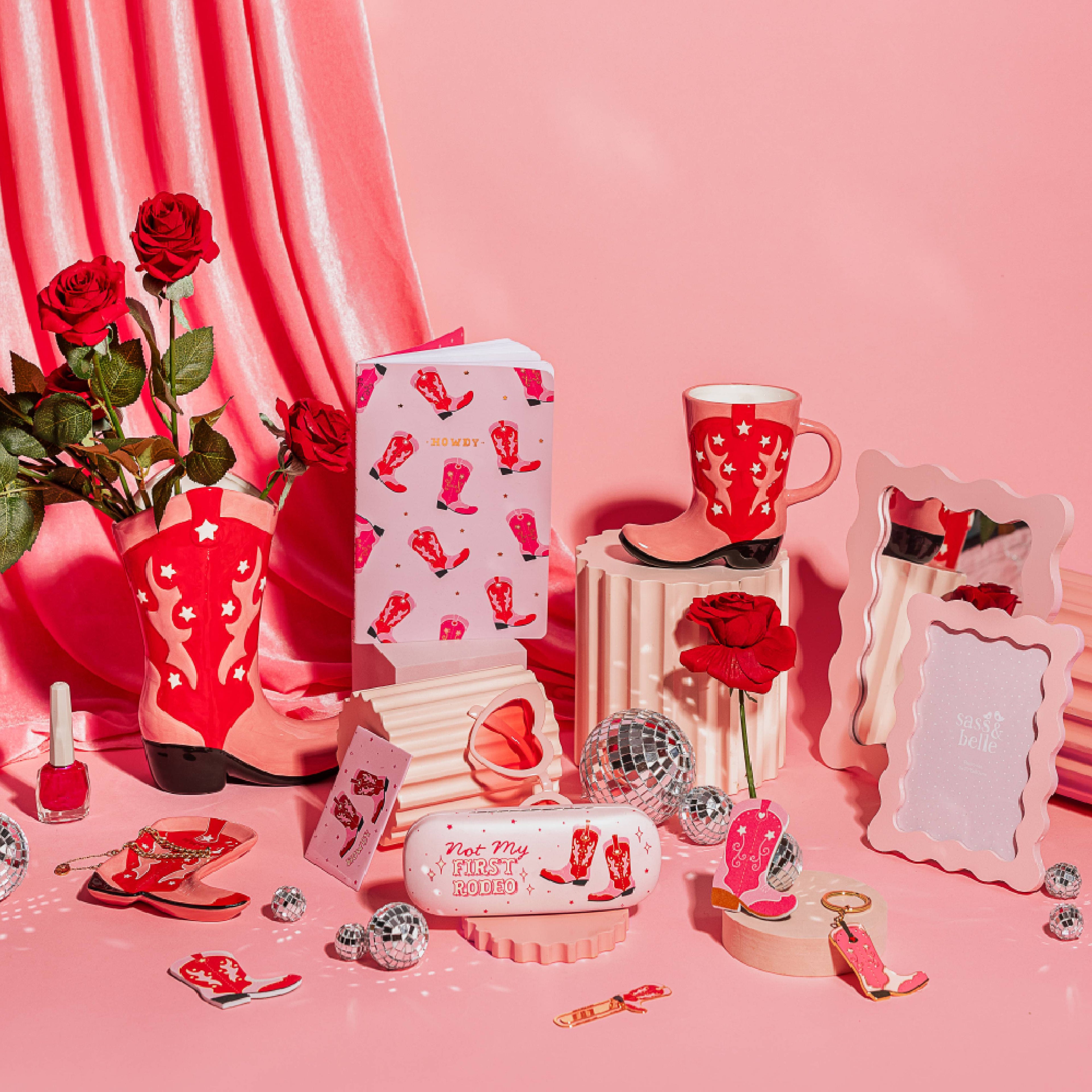 Sass & Belle Cowboy Boot Vase