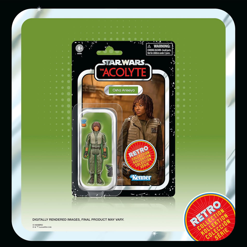 Hasbro Kenner Star Wars Retro Collection The Acolyte Multipack, 9.5-cm Action Figure 6-Pack