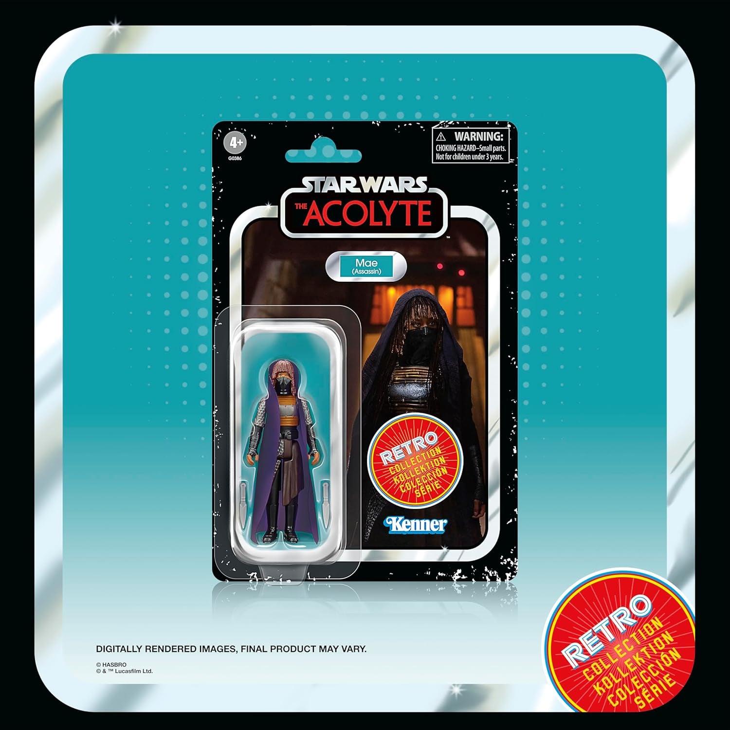 Hasbro Kenner Star Wars Retro Collection The Acolyte Multipack, 9.5-cm Action Figure 6-Pack