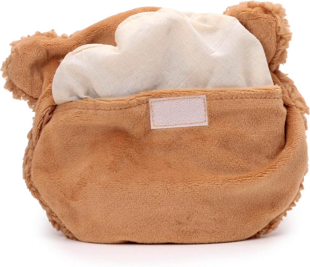 Puckator Teddy Bear Round Microwavable Plush Lavender Heat Pack