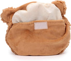 Teddy Bear Round Microwavable Plush Lavender Heat Pack