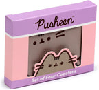 Pusheen the Cat Set of 4 Shaped Cork Coasters