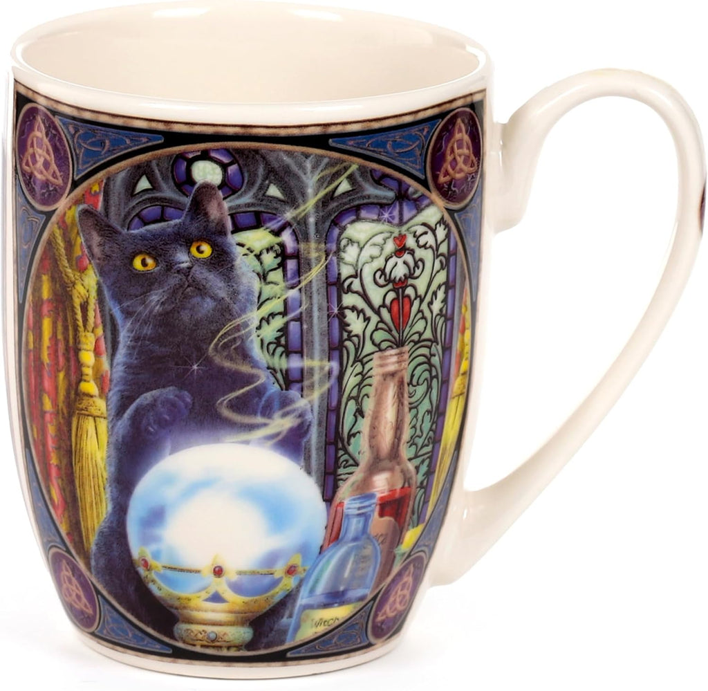 Puckator Lisa Parker The Witch's Apprentice Cat Porcelain Mug