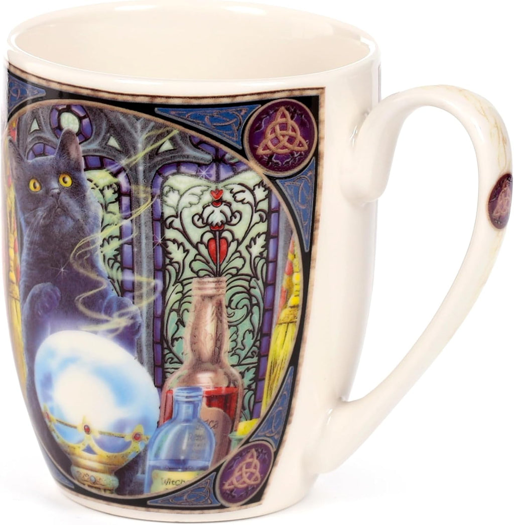 Puckator Lisa Parker The Witch's Apprentice Cat Porcelain Mug