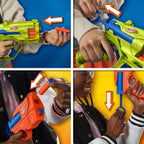 Hasbro Nerf N-Series Triple Action Pack 3 Blasters 12 N1 Darts