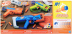 Hasbro Nerf N-Series Triple Action Pack 3 Blasters 12 N1 Darts