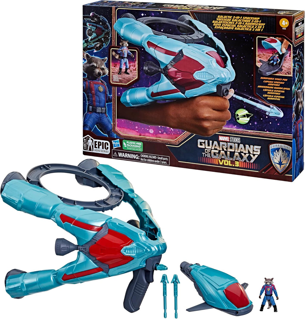 Hasbro Marvel Studios Guardians of the Galaxy Vol.3 2-in-1 Spaceship and Rocket Figure